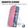 Handyh�lle f�r Xiaomi Mi 11 Lite Schutztasche Wallet Cover 360 Case Etuis Rosa
