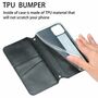 Handyh�lle f�r Xiaomi Mi 11 Lite Schutztasche Wallet Cover 360 Case Etuis Schwarz