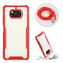 Handykette f�r Xiaomi Poco X3 H�lle mit Band zum umh�ngen Kordel Rot