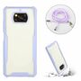 Handykette f�r Xiaomi Poco X3 H�lle mit Band zum umh�ngen Kordel Violett