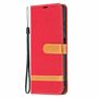 Handyh�lle f�r Xiaomi Poco X3 Schutztasche Wallet Cover 360 Case Etuis Rot