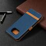 Handyh�lle f�r Xiaomi Poco X3 Schutztasche Wallet Cover 360 Case Etuis Blau