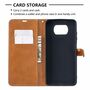 Handyh�lle f�r Xiaomi Poco X3 Schutztasche Wallet Cover 360 Case Etuis Braun