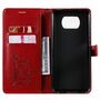 Handyhlle fr Xiaomi Poco X3 Schutztasche Wallet Cover 360 Case Etuis Rot