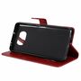 Handyhlle fr Xiaomi Poco X3 Schutztasche Wallet Cover 360 Case Etuis Rot