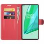 Handyh�lle f�r OnePlus 9 Pro Schutztasche Wallet Cover 360 Case Etuis Rot