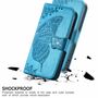 Handyh�lle f�r OnePlus 9 Pro Schutztasche Wallet Cover 360 Case Etuis Blau