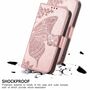 Handyh�lle f�r OnePlus 9 Pro Schutztasche Wallet Cover 360 Case Etuis Rosa