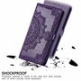 Handyh�lle f�r OnePlus 9 Pro Schutztasche Wallet Cover 360 Case Etuis Violett