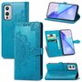 Handyh�lle f�r OnePlus 9 Schutztasche Wallet Cover 360 Case Etuis Blau