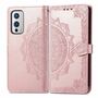 Handyh�lle f�r OnePlus 9 Schutztasche Wallet Cover 360 Case Etuis Rosa