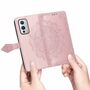 Handyh�lle f�r OnePlus 9 Schutztasche Wallet Cover 360 Case Etuis Rosa