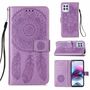 Handyh�lle f�r Motorola Moto G100 Schutztasche Wallet Cover 360 Case Etuis Violett