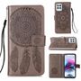 Handyh�lle f�r Motorola Moto G100 Schutztasche Wallet Cover 360 Case Etuis Grau