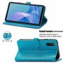 Handyh�lle f�r Sony Xperia 10 III Schutztasche Wallet Cover 360 Case Etuis Blau