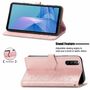 Handyh�lle f�r Sony Xperia 10 III Schutztasche Wallet Cover 360 Case Etuis Rosa