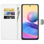Handyh�lle f�r Xiaomi Redmi Note 10 5G Schutztasche Wallet Cover 360 Case Etuis Wei�