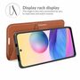 Handyh�lle f�r Xiaomi Redmi Note 10 5G Schutztasche Wallet Cover 360 Case Etuis Braun
