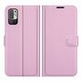 Handyh�lle f�r Xiaomi Redmi Note 10 5G Schutztasche Wallet Cover 360 Case Etuis Rosa