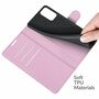 Handyh�lle f�r Xiaomi Redmi Note 10 5G Schutztasche Wallet Cover 360 Case Etuis Rosa