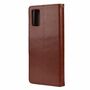 Handyh�lle f�r Xiaomi Redmi Note 10 5G Schutztasche Wallet Cover 360 Case Etuis Braun
