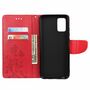 Handyh�lle f�r Xiaomi Redmi Note 10 5G Schutztasche Wallet Cover 360 Case Etuis Rot