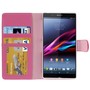 Handyh�lle Flip Quer Tasche f�r Sony Xperia Z2 L50w pink