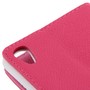Handyh�lle Flip Quer Tasche f�r Sony Xperia Z2 L50w pink