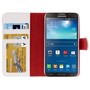 Schutzh�lle Case (Flip Quer) f�r Handy Samsung Galaxy Round G910 / G910S Wei�