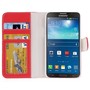 Schutzh�lle Case (Flip Quer) f�r Handy Samsung Galaxy Round G910 / G910S Rot