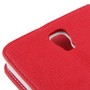 Schutzh�lle Case (Flip Quer) f�r Handy Samsung Galaxy Round G910 / G910S Rot