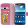 Schutzh�lle Case (Flip Quer) f�r Handy Samsung Galaxy Round G910 / G910S Pink