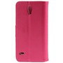 Schutzh�lle Case (Flip Quer) f�r Handy Samsung Galaxy Round G910 / G910S Pink