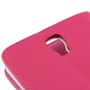 Schutzh�lle Case (Flip Quer) f�r Handy Samsung Galaxy Round G910 / G910S Pink