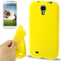 Schutzh�lle TPU Case f�r Handy Samsung Galaxy S4 GT-I9500 / GT-I9505 / LTE+ GT-I9506 / Value Edition GT-I9515 gelb