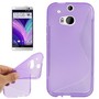 Handyh�lle S Line TPU Tasche f�r HTC One M8 / M8s Lila / Violett