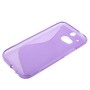 Handyh�lle S Line TPU Tasche f�r HTC One M8 / M8s Lila / Violett