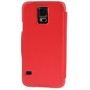 Handyh�lle Tasche f�r Samsung Galaxy S5 / S5 Neo rot geb�rstet