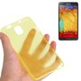 Schutzh�lle Case Ultra D�nn 0,3mm f�r Handy Samsung Galaxy Note 3 N9000 Gelb Transparent