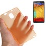 Schutzh�lle Case Ultra D�nn 0,3mm f�r Handy Samsung Galaxy Note 3 N9000 Orange Transparent