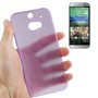 Schutzh�lle Case Ultra D�nn 0,3mm f�r Handy HTC One M8 / M8s Lila / Violett Transparent