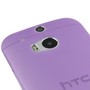 Schutzh�lle Case Ultra D�nn 0,3mm f�r Handy HTC One M8 / M8s Lila / Violett Transparent
