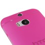 Schutzh�lle Case Ultra D�nn 0,3mm f�r Handy HTC One M8 / M8s Pink Transparent