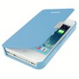 Handyh�lle Tasche f�r Apple iPhone 4 / 4s Hellblau geb�rstet