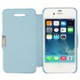 Handyh�lle Tasche f�r Apple iPhone 4 / 4s Hellblau geb�rstet