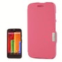 Handyh�lle Tasche f�r Motorola Moto G / X1032 Pink geb�rstet