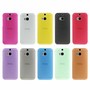 Schutzh�lle Case Ultra D�nn 0,3mm f�r Handy HTC One M8 / M8s Gelb Transparent