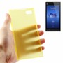 Schutzh�lle Case Ultra D�nn 0,3mm f�r Handy Xiaomi MI3 Gelb Transparent