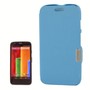 Handyh�lle Tasche f�r Motorola Moto G / X1032 Hellblau geb�rstet