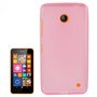 Handyhlle Transluzente TPU Tasche fr Nokia Lumia 630 / 635 Pink